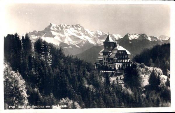 Hotel de Sonloup sur les Avants Vorderseite