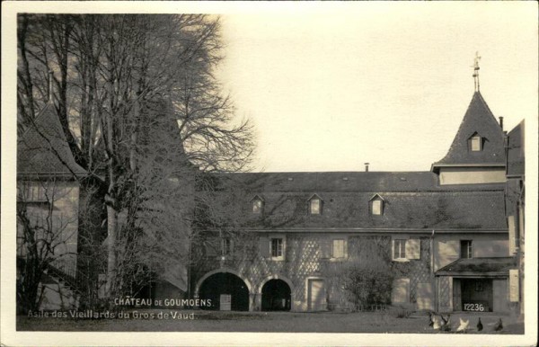 Château de Goumoëns Vorderseite