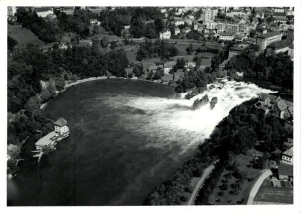 Neuhausen am Rheinfall-Flugaufnahme Vorderseite