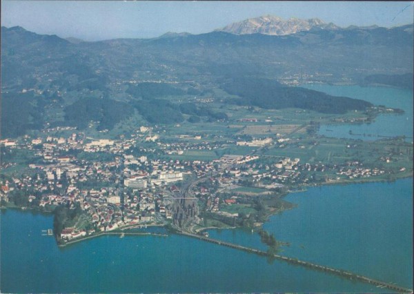 Rapperswil,  Flugaufnahme Vorderseite