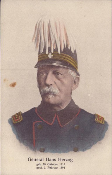 General Hans Herzog Vorderseite