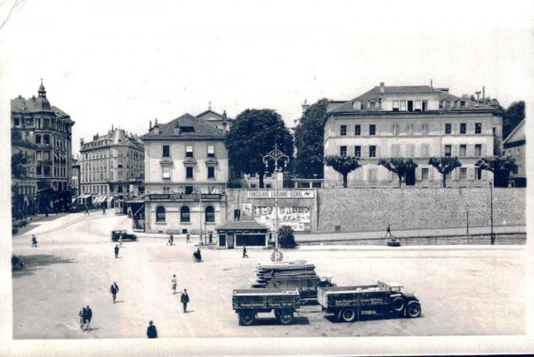 Lausanne, Riponne et College Classique Vorderseite