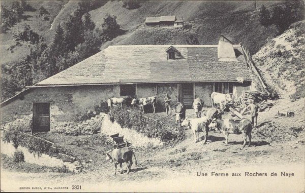 Une Ferme aux Rochers de Naye Vorderseite