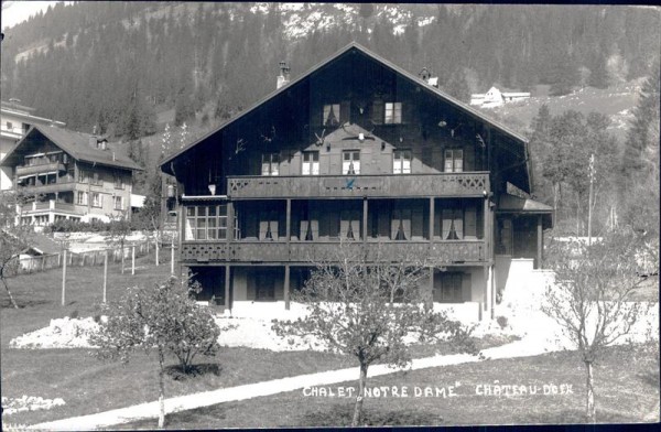 Chalet "Notre Dame" (Château-d’Œx) Vorderseite