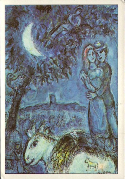 Bauern aus Vence, Marc Chagall Vorderseite