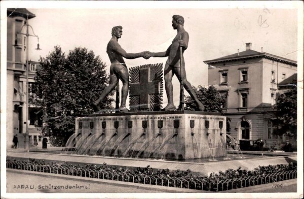 Aarau, Schützendenkmal Vorderseite