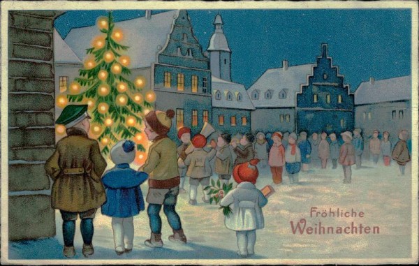 Fröhliche Weihnachten Vorderseite