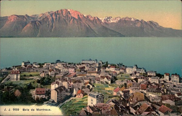 Baie de Montreux. Vorderseite