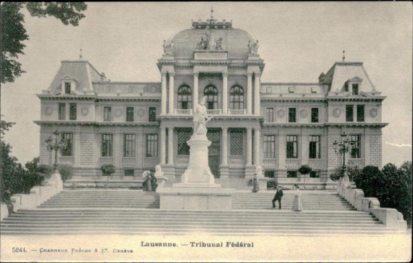 Lausanne - Tribunal Fédéral Vorderseite