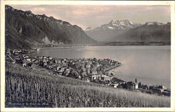 Montreux et la Dets du Midi Vorderseite