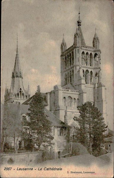 Lausanne - La Cathédrale Vorderseite