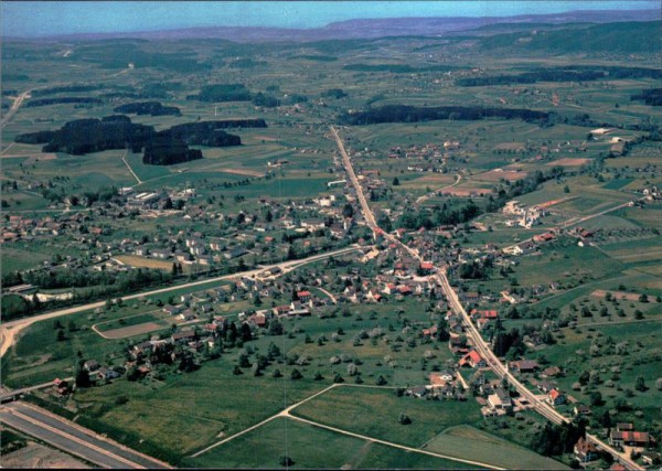 Münchwilen, Flugaufnahme Vorderseite