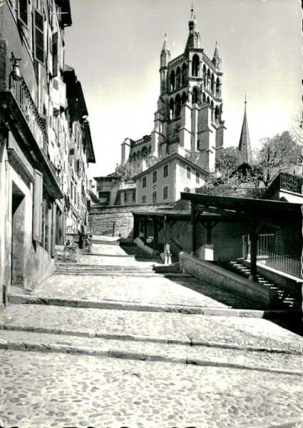 Lausanne, Cathedrale et Escalier du Marché Vorderseite