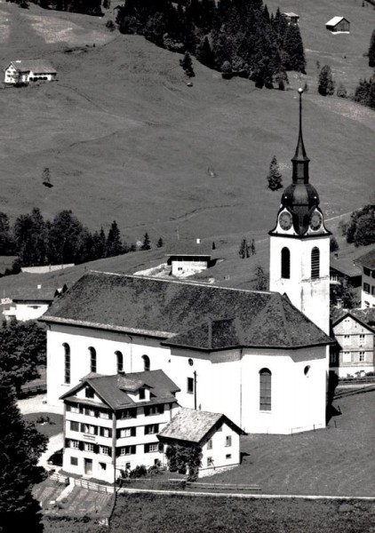 Oberiberg  -  Flugaufnahmen Vorderseite