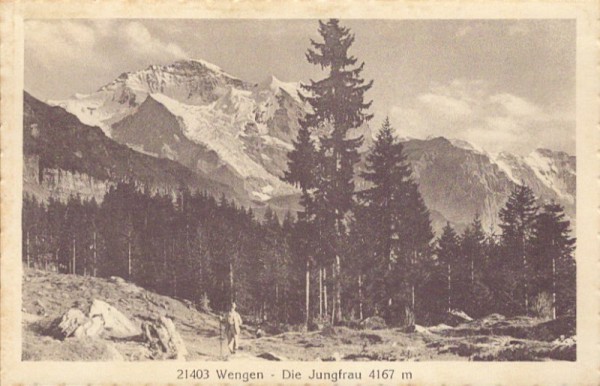 Wengen. Die Jungfrau