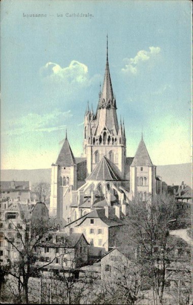 Lausanne - La Cathédrale Vorderseite