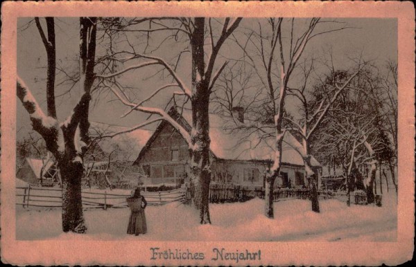 Wagenhausen, Fröhliches Neujahr Vorderseite