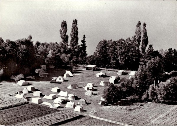 Maur am Greifensee, Camping, Flugaufnahme Vorderseite