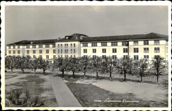 Lausanne, la caserne Vorderseite