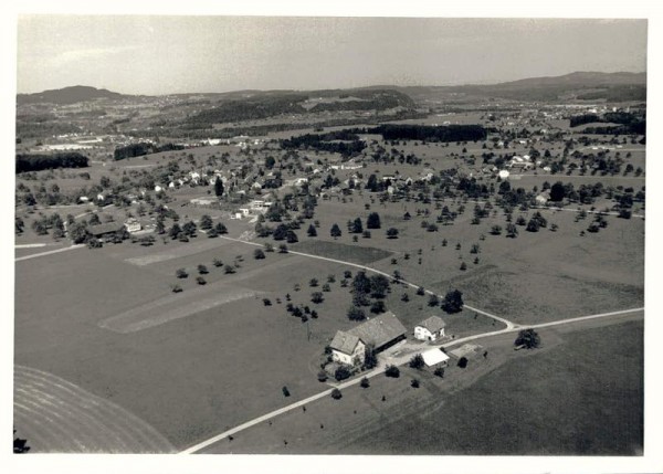 9249 Algetshausen-Uzwil, Hespel 1/ Dorfstrasse/ Hintergrund: Chlosterwald Vorderseite