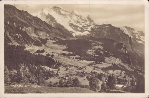 Wengen mit Jungfrau