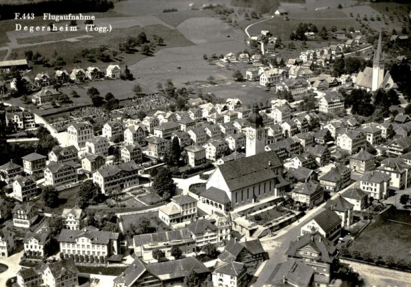 Degersheim, Flugaufnahme Vorderseite