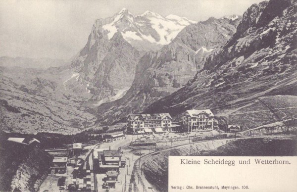 Kleine Scheidegg und Wetterhorn