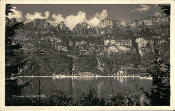 Walensee mit Churfristen Vorderseite