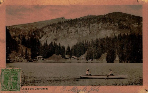 Le lac des Chavonnes Vorderseite