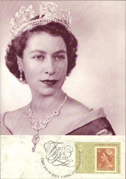 Queen Elizabeth II 1992 Vorderseite