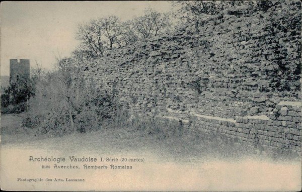 Avenches, Remparts Romains Vorderseite