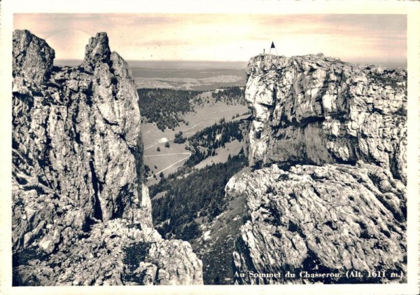 Sommet du Chasseron. 1949 Vorderseite