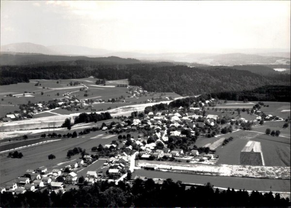 Walliswil b. Wangen BE,  Flugaufnahme Vorderseite