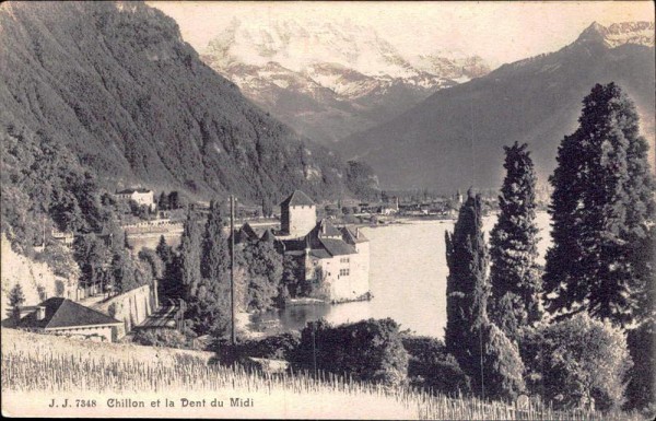 Chillon et la Dent du Midi Vorderseite