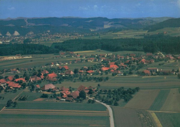 Lyssach BE  -  Flugaufnahmen Vorderseite