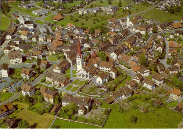 Beromünster,  Flugaufnahme Vorderseite